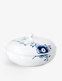 Royal Copenhagen Blue Fluted Mega porcelain bowl with lid 22.5cm (British brand)