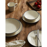 Gordon Ramsay Maze porcelain pasta bowl 24cm, imported from the UK