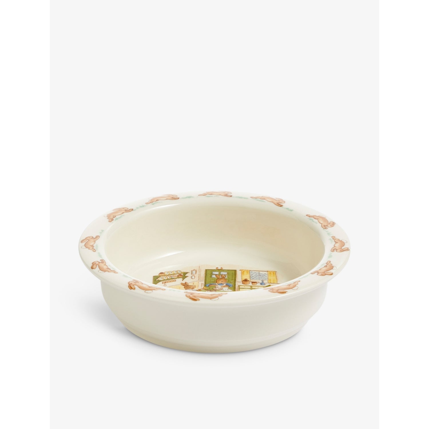 Royal Doulton Bunnykins hand-decorated baby plate, UK version