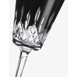Waterford Lismore Black crystal goblets set of two (British brand)