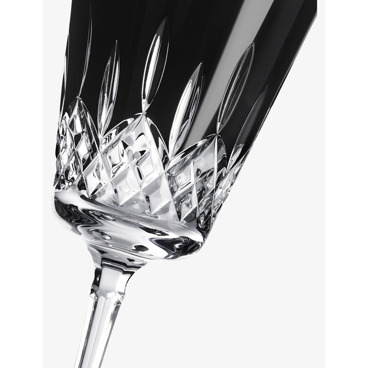 Waterford crystal goblets Lismore Black large set of two, UK version