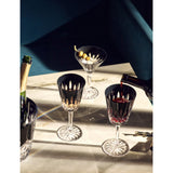 Waterford crystal goblets Lismore Black large set of two, UK version