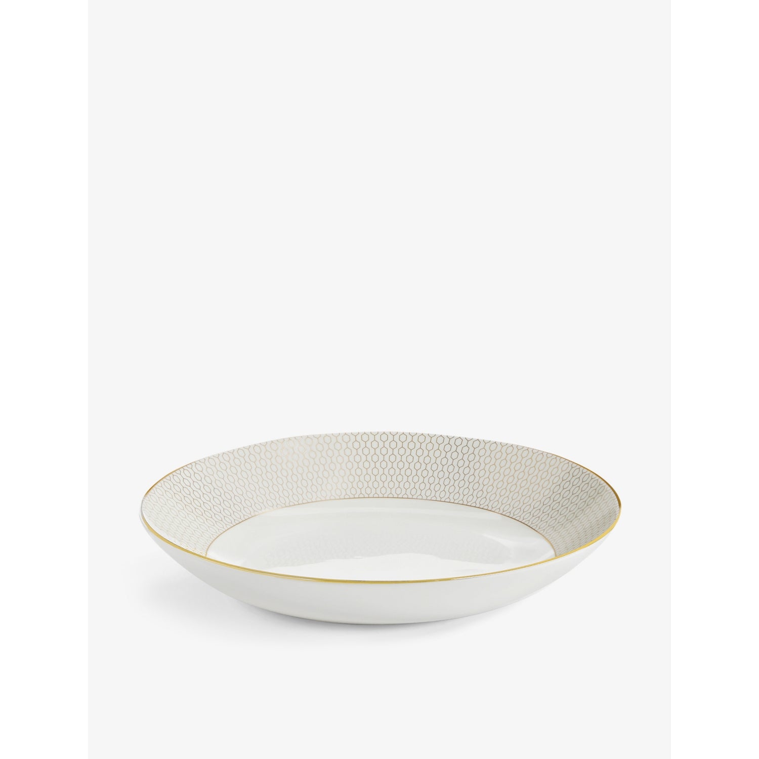 Wedgwood Gio Gold bone china pasta bowl 24cm, UK version