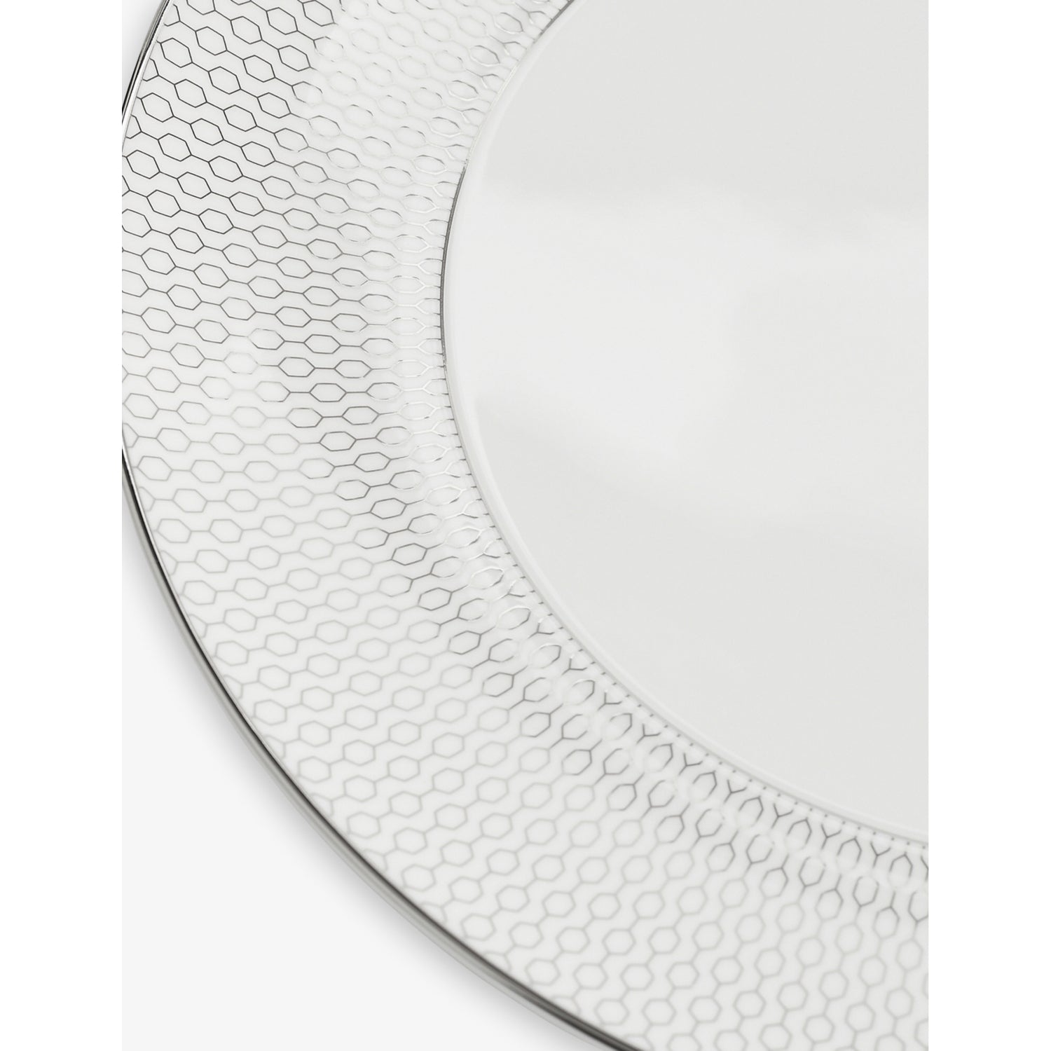 Wedgwood Gio Platinum bone china plate 28cm (British brand)