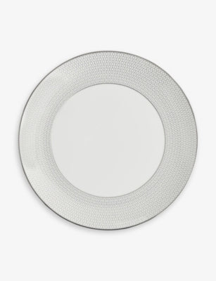 Wedgwood Gio Platinum bone china plate 28cm (British brand)