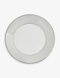 Wedgwood Gio Platinum bone china plate 17cm metallic geometric pattern - British product