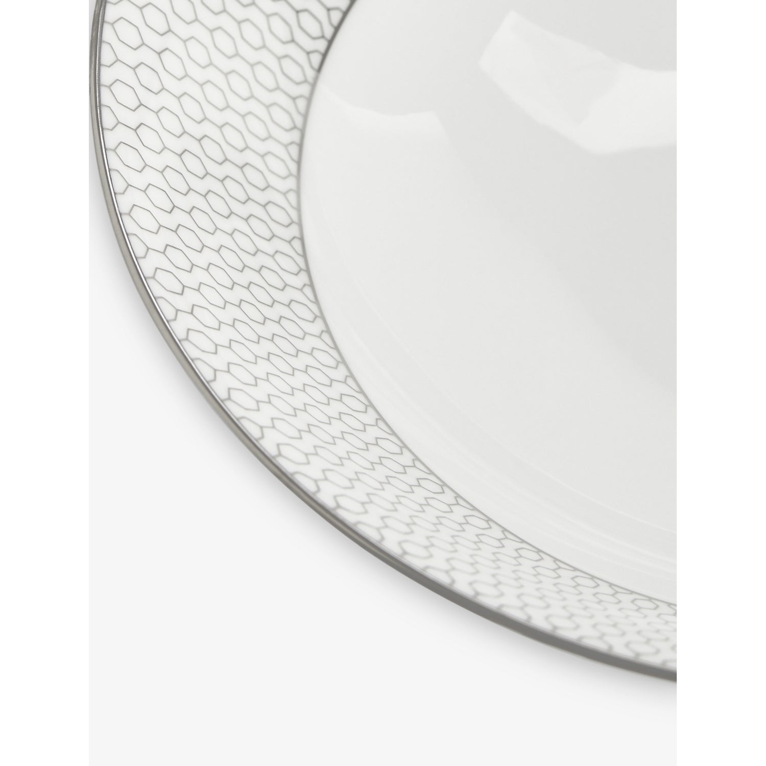 Wedgwood Gio Platinum bone china cereal bowl 20cm, UK version
