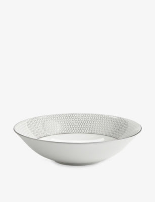 Wedgwood Gio Platinum bone china cereal bowl 20cm, UK version