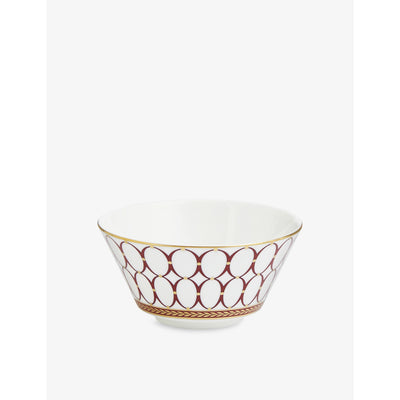 selfridges Wedgwood Renaissance Red Bone China Rice Bowl 27cm- Buy online at McGrocer