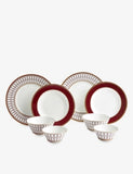 Wedgwood bone china dinner set Renaissance Red eight-piece, imported from the UK