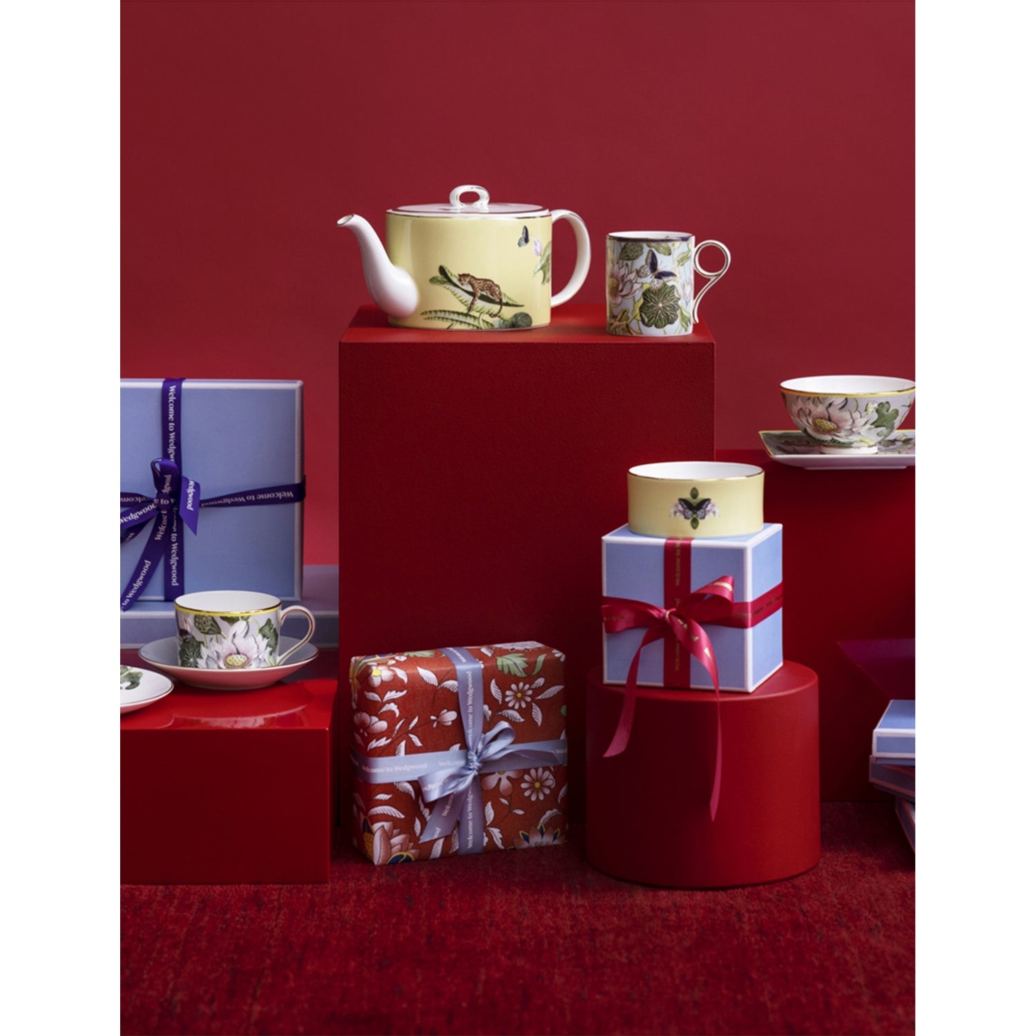 Wedgwood Waterlily limited-edition china mug 200ml (British brand)