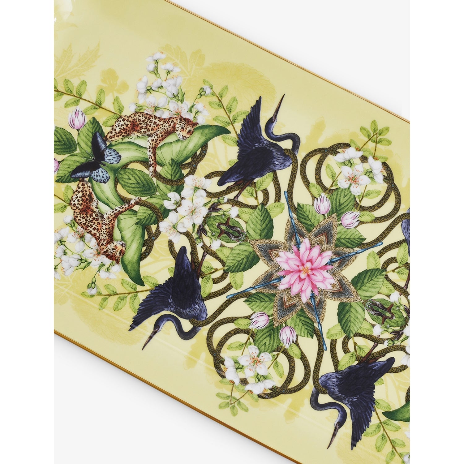 Wedgwood Waterlily limited edition china sandwich tray 15.8cm, imported from the UK