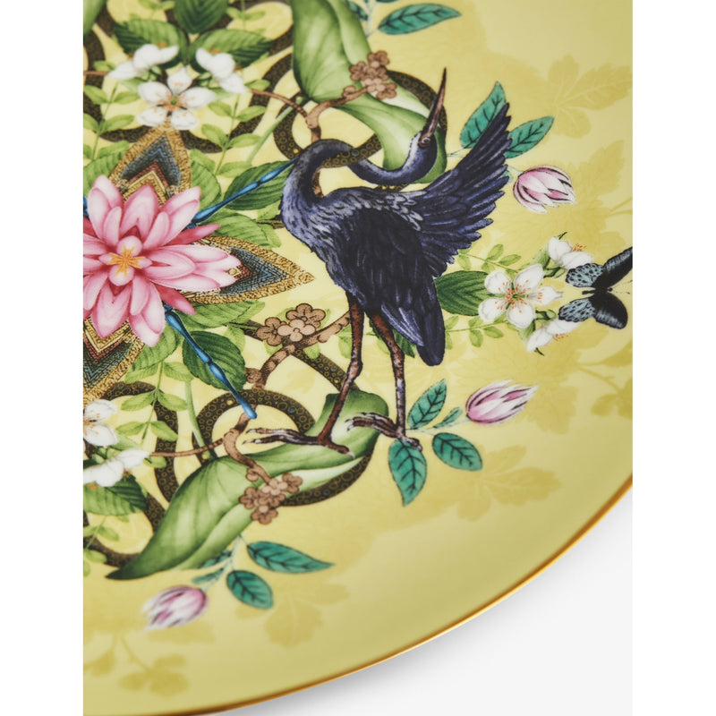 Wedgwood bone china plate Waterlily kaleidoscopic print 20cm (British brand)