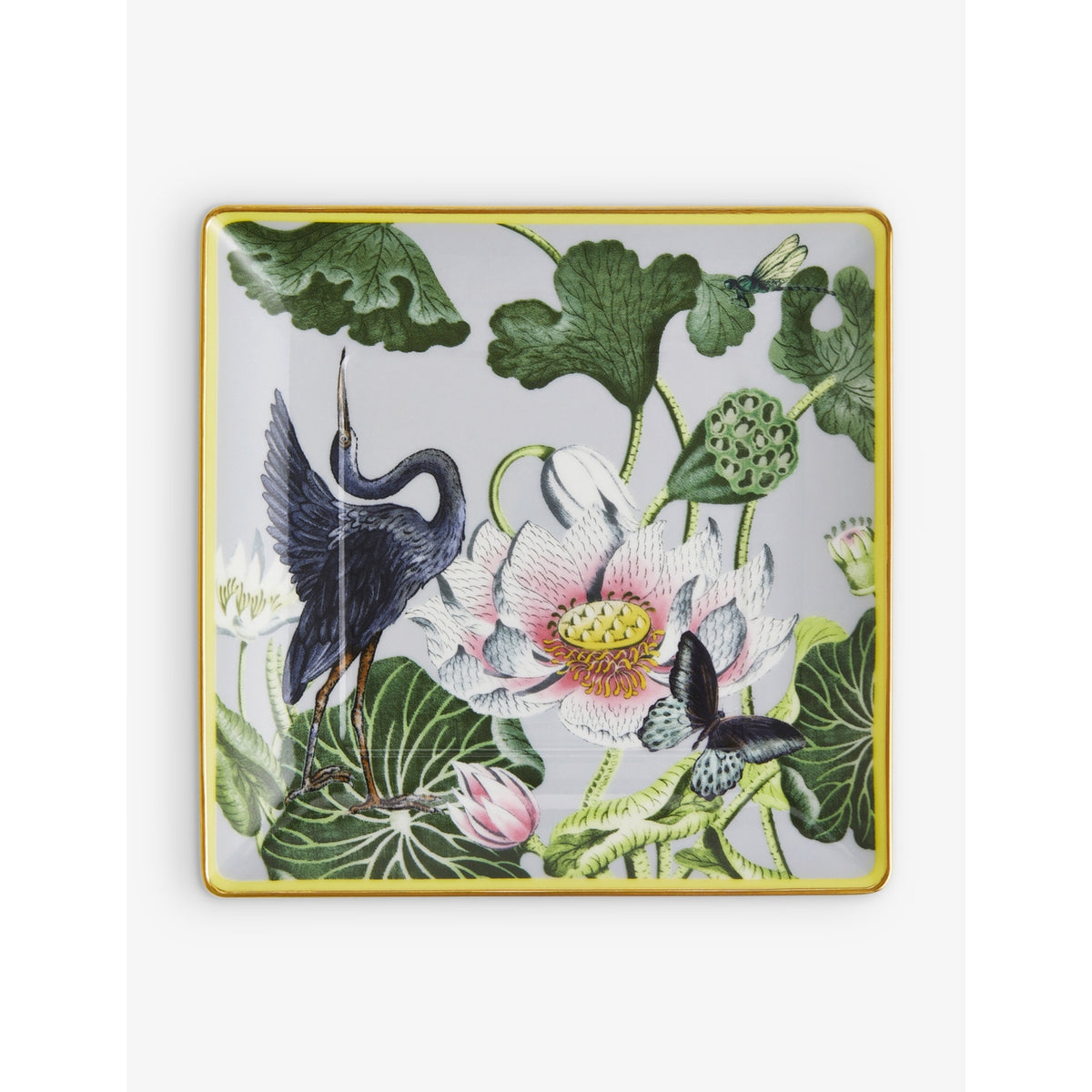 Wedgwood Waterlily china gift tray 1.8cm x 14.6cm - British product