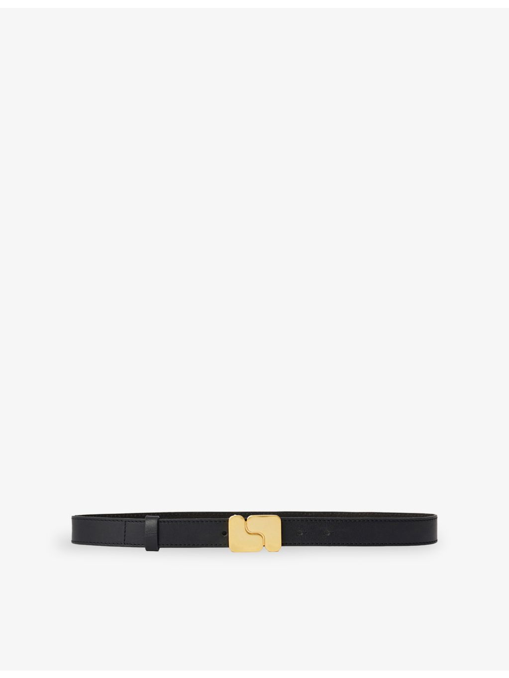 Soeur Ninon logo-buckle leather belt, imported from the UK