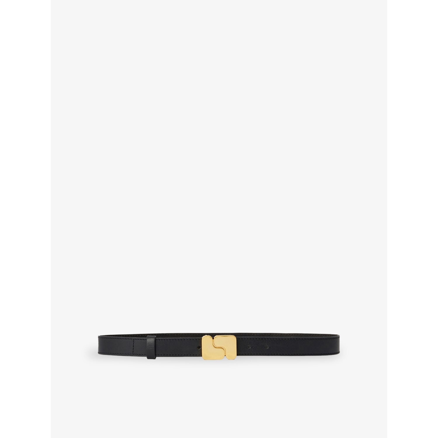 Ninon logo-buckle leather belt - S