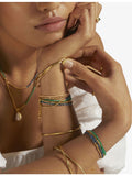 Monica Vinader Mini Nugget pearl bracelet 17cm (British brand)