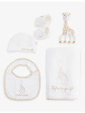 So Pure cotton baby gift set with Sophie La Girafe - British product