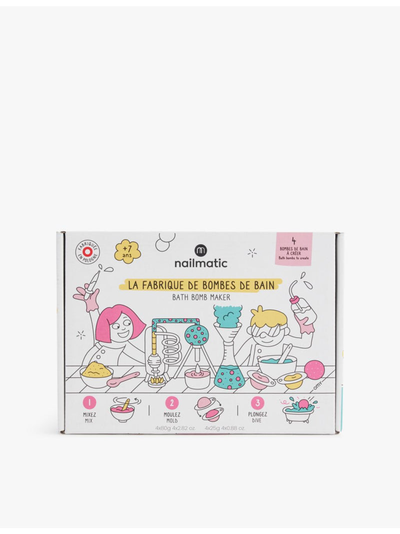 Nailmatic bath bomb maker DIY kit with moulds (British brand)