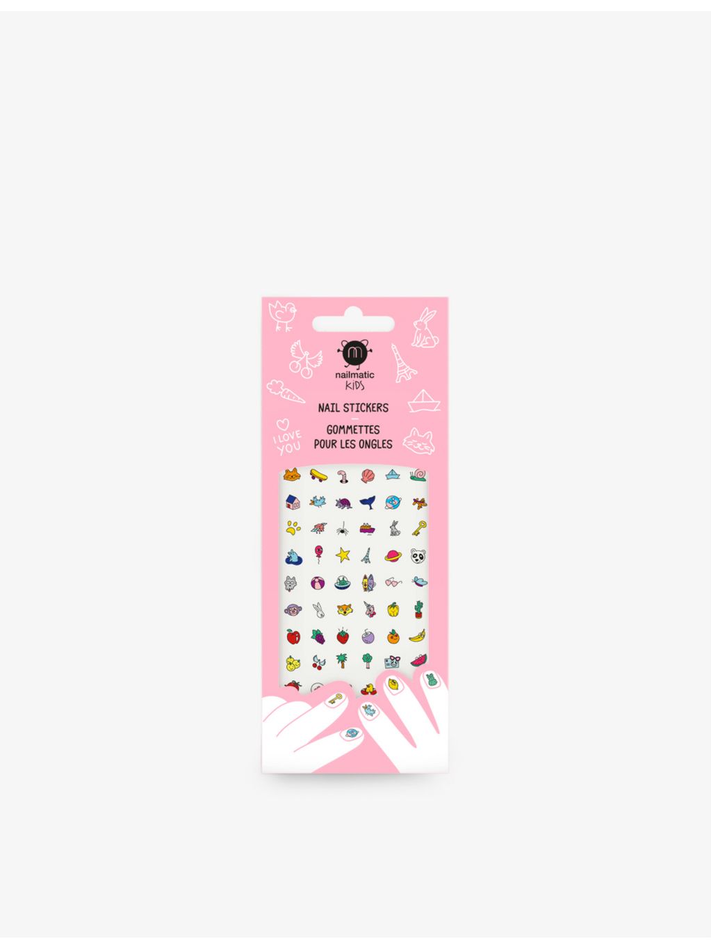 Nailmatic Happy nail sticker set with 72 stickers, imported from the UK