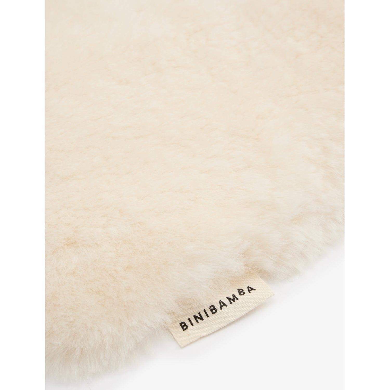 BINIBAMBA sheepskin pram liner yin-yang design 69x48cm - British product
