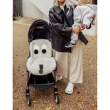 BINIBAMBA sheepskin pram liner yin-yang design 69x48cm - British product