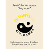 BINIBAMBA sheepskin pram liner yin-yang design 69x48cm - British product