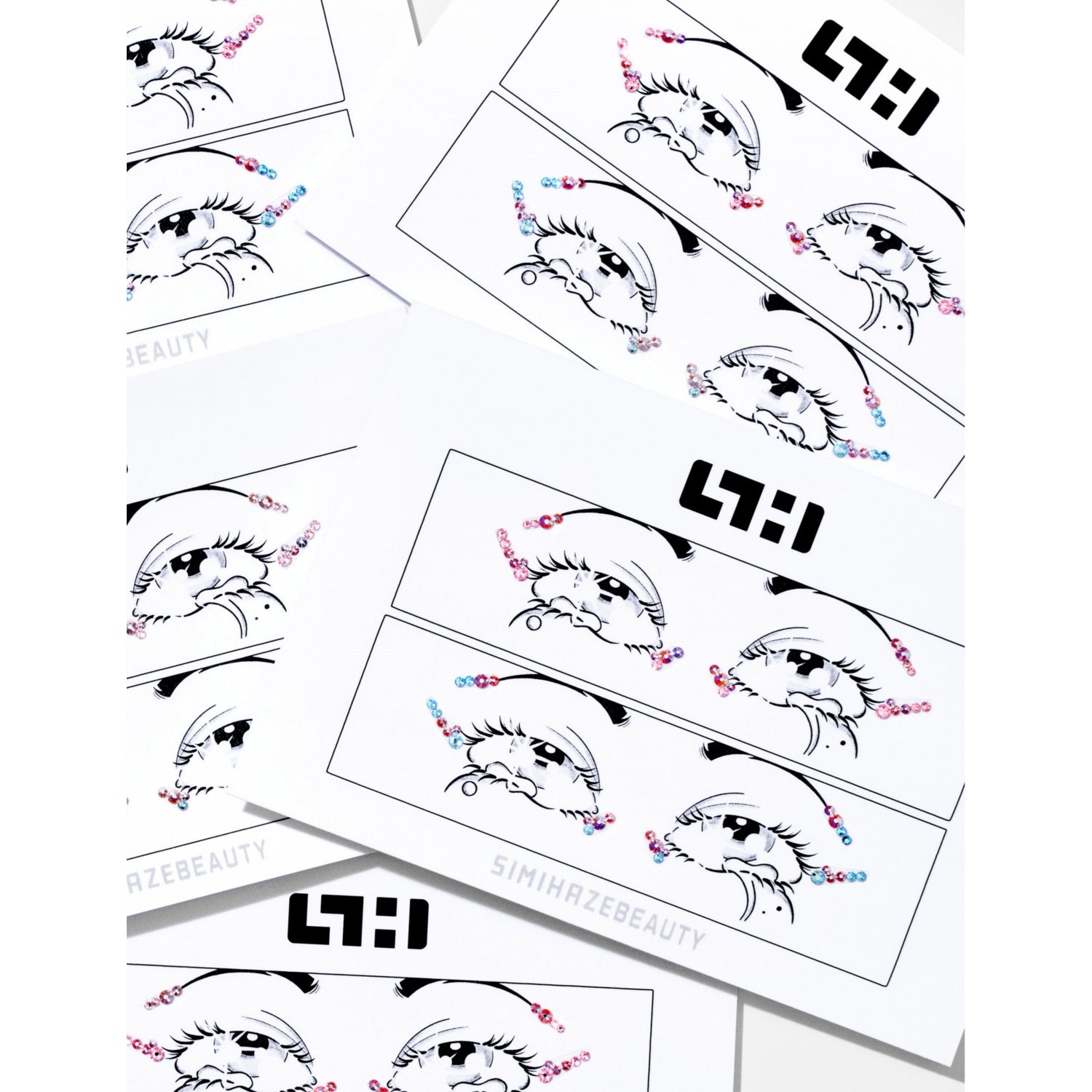 Simihaze Beauty Eye Play Angel Pack eyelid gems, imported from the UK
