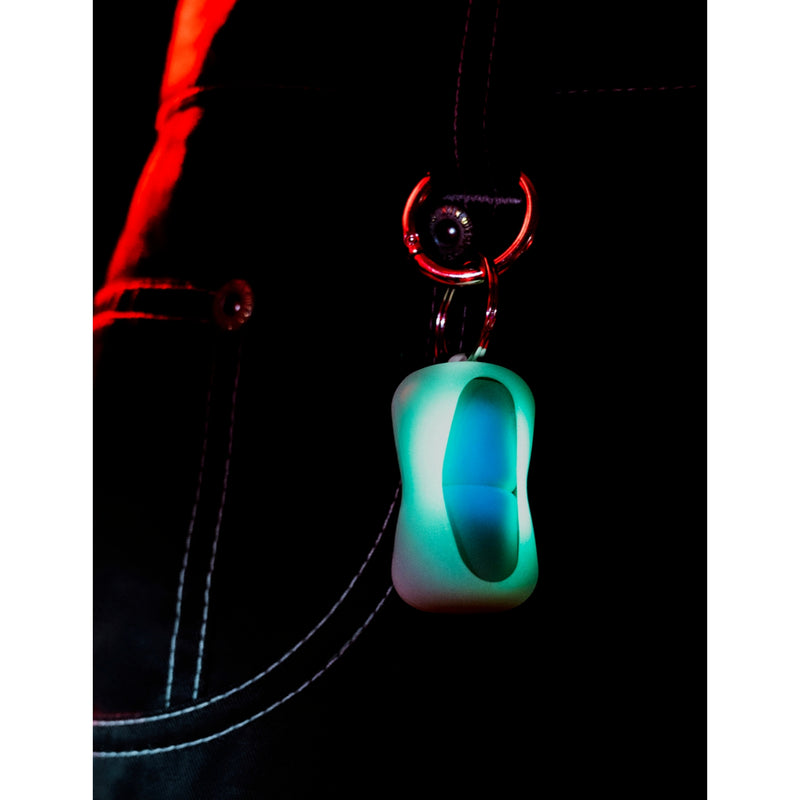 Simihaze Beauty Glow Case keychain with glow-in-the-dark panels (British brand)