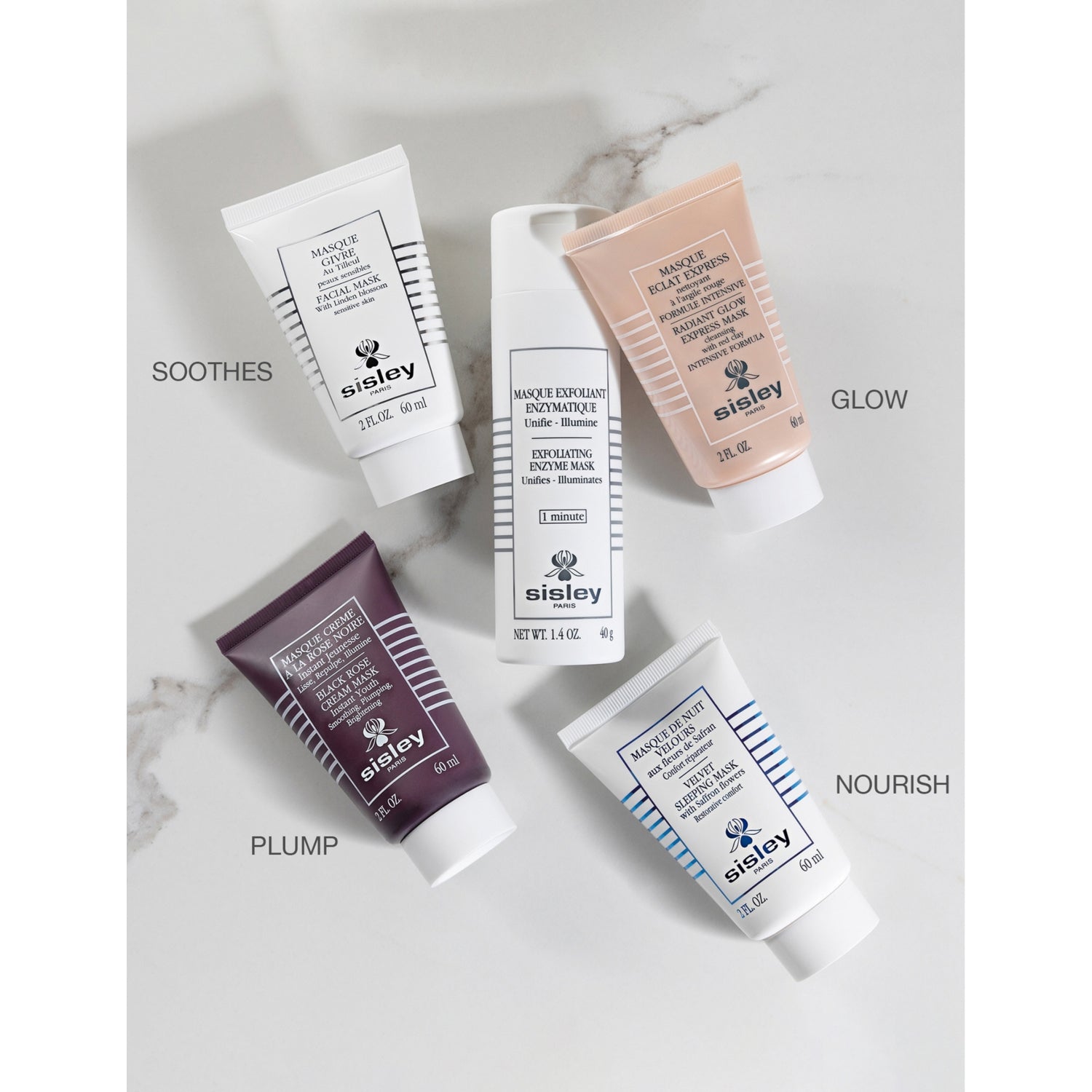 Sisley exfoliating enzyme mask 40g, imported from the UK