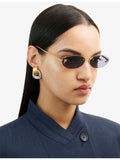 Fendi oval metal sunglasses FE4075US, imported from the UK