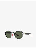 Ray-Ban Scuderia Ferrari metal sunglasses with irregular frame - British product