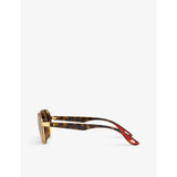 Ray-Ban Scuderia Ferrari irregular-frame metal sunglasses 60mm - British product