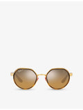 Ray-Ban Scuderia Ferrari irregular-frame metal sunglasses 60mm - British product