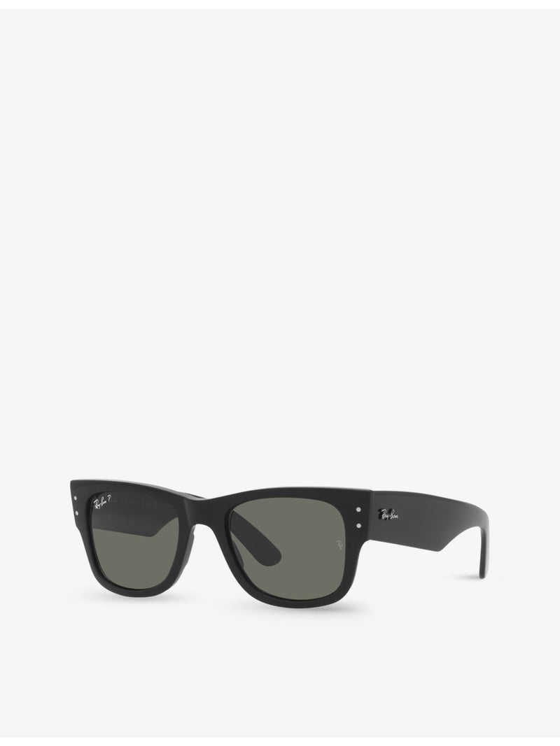 Ray-Ban Mega Wayfarer polarised acetate sunglasses (British brand)