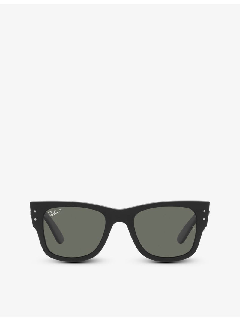 Ray-Ban Mega Wayfarer polarised acetate sunglasses (British brand)