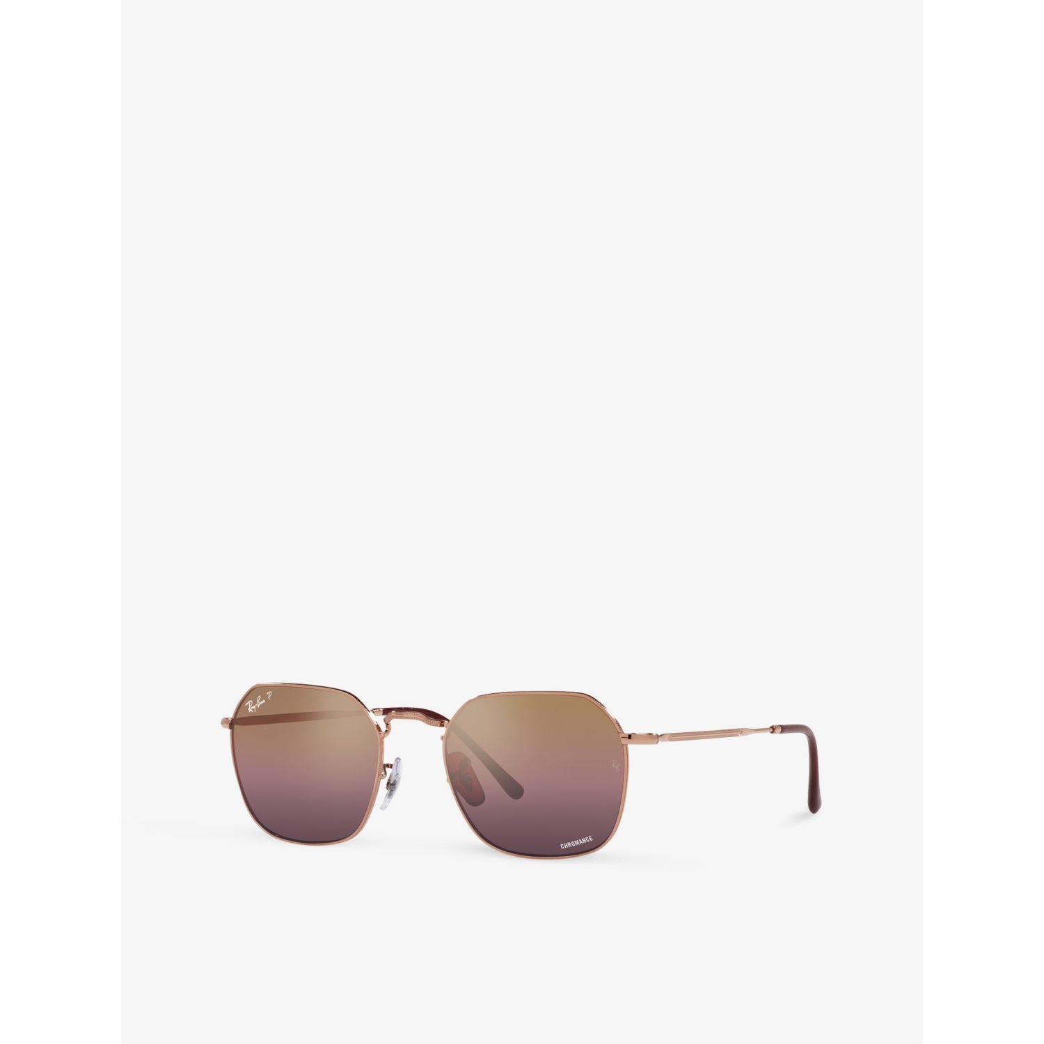 Ray-Ban RB3694 Jim hexagonal metal sunglasses, imported from the UK