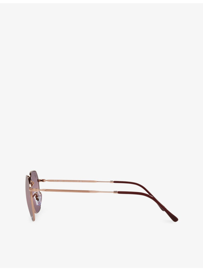 Ray-Ban RB3694 Jim hexagonal metal sunglasses, imported from the UK