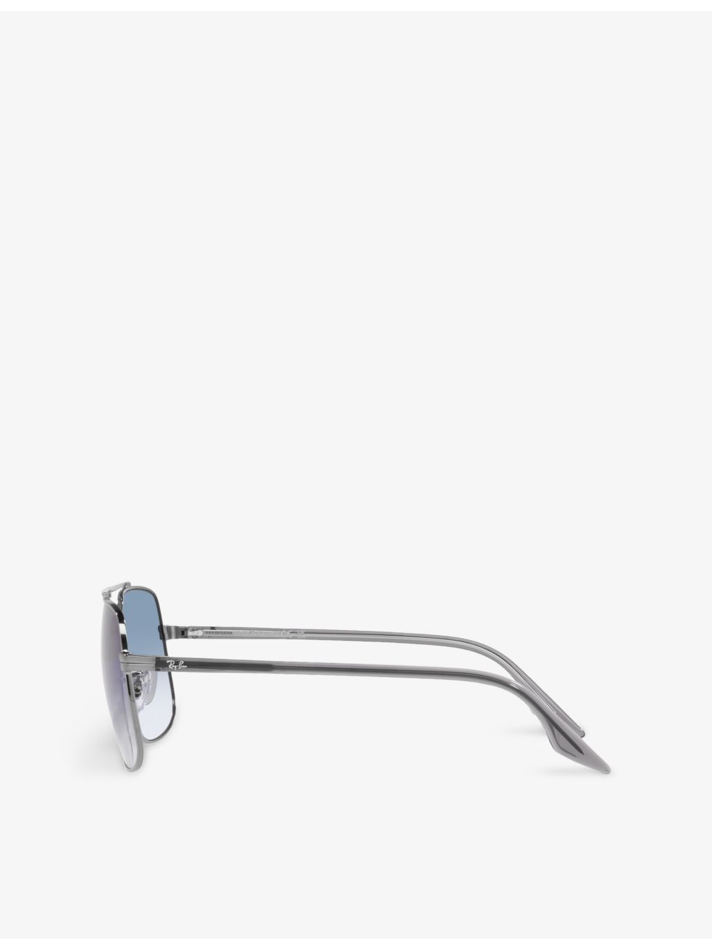 Ray-Ban RB3699 polarised polished-metal sunglasses (British brand)