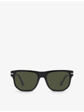Persol PO3306S pillow-frame acetate sunglasses, imported from the UK