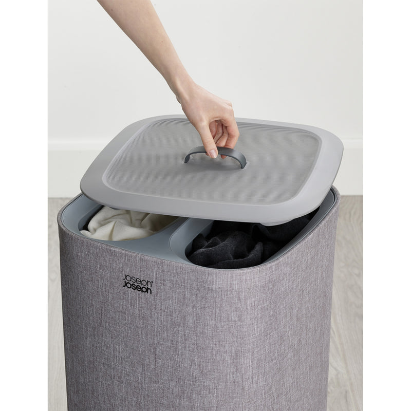 Joseph Joseph Tota cotton shell laundry basket 60L, imported from the UK
