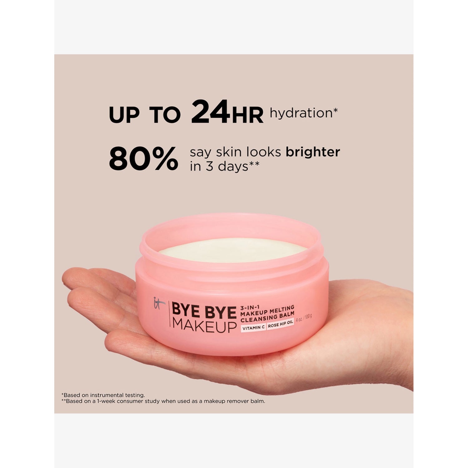 IT Cosmetics Bye Bye Makeup cleansing balm 113g - British product