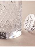 Soho Home crystal decanter Barwell diamond-cut large 750ml, UK version
