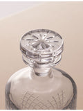 Soho Home crystal decanter Barwell diamond-cut large 750ml, UK version