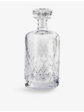 Soho Home crystal decanter Barwell diamond-cut large 750ml, UK version