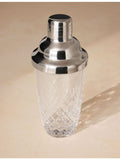 Soho Home Barwell diamond-cut crystal Martini shaker 16cm (British brand)