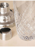 Soho Home Barwell diamond-cut crystal Martini shaker 16cm (British brand)