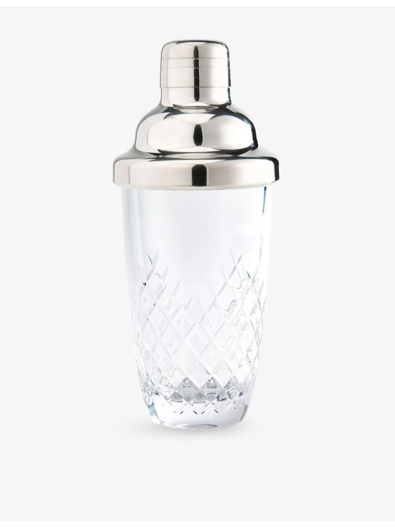 Soho Home Barwell diamond-cut crystal Martini shaker 16cm (British brand)