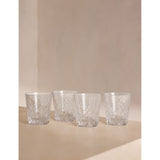 Soho Home diamond-cut crystal tumblers set of four (British brand)