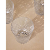 Soho Home diamond-cut crystal tumblers set of four (British brand)